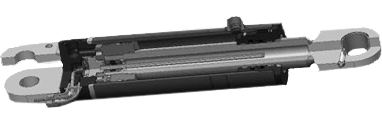 Hydraulic Cylinder with Linear Position Sensor